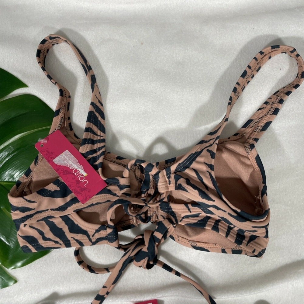 NWT Xhilaration Lace-Up Bralette Top ( Small ) Cheeky Bikini Bottom ( XS ) - Picture 7 of 12